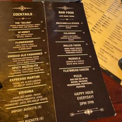 Stoics - Menus