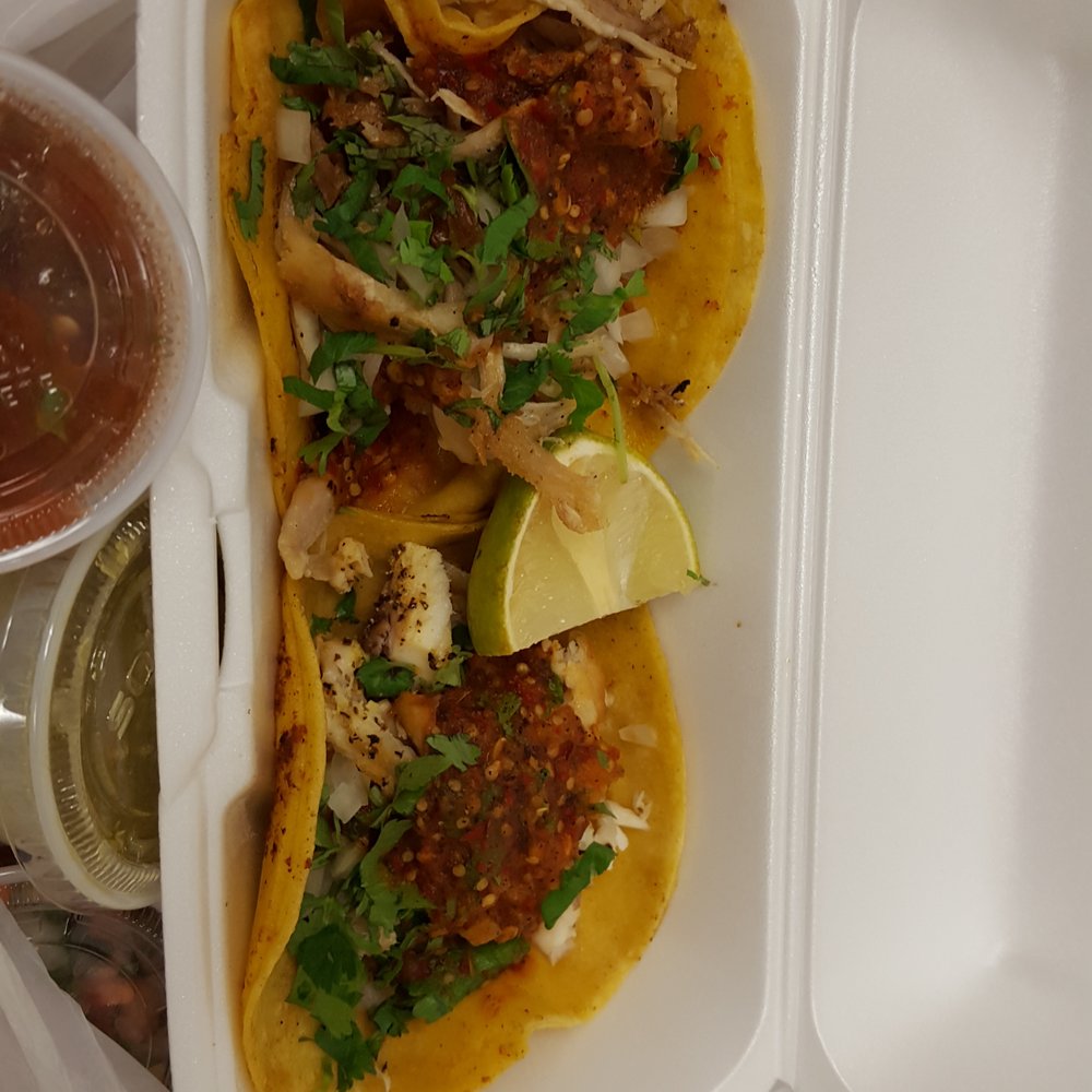 chicken taco and fish taco chicken taco and fish taco