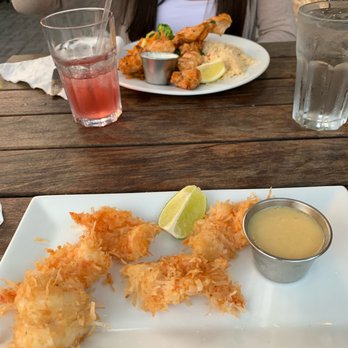 Blu Fig - Coconut Shrimp - Mediterranean Near Me - New City, New York Blu Fig - Coconut Shrimp - Mediterranean Near Me - New City, New York