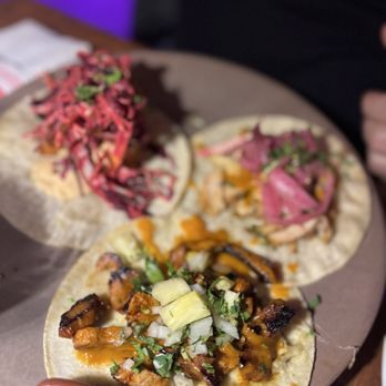 Ruta Oaxaca Mexican Cuisine - Mixed tacos - chicken, pork & shrimp - Mexican Near Me - Patchogue, New York Ruta Oaxaca Mexican Cuisine - Mixed tacos - chicken, pork & shrimp - Mexican Near Me - Patchogue, New York