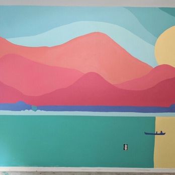 Sara French Murals - Kids play room - Art Restoration Near Me Sara French Murals - Kids play room - Art Restoration Near Me