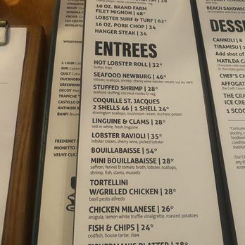 Fat Tuna - Entrees menu - Seafood Near Me - Waterford, Connecticut