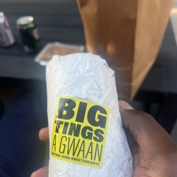 Big Tings - Jerk chicken burrito - Caribbean Near Me - New York, New York