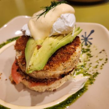 Snooze, an A.M. Eatery - Crab cake benedict! - Breakfast & Brunch Near Me - Orange, California Snooze, an A.M. Eatery - Crab cake benedict! - Breakfast & Brunch Near Me - Orange, California