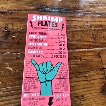 Coco Shrimp - Menu - Seafood Near Me - Denton, Texas