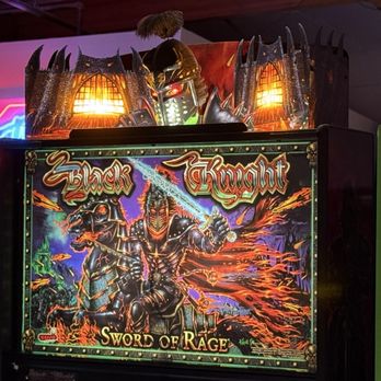 Starfighters Arcade - Black Knight: Sword of Rage is a 2019 arcade pinball machine released by Stern Pinball and designed by Steve Ritchie. 09/26 - Arcades Near Me - Mesa, Arizona Starfighters Arcade - Black Knight: Sword of Rage is a 2019 arcade pinball machine released by Stern Pinball and designed by Steve Ritchie. 09/26 - Arcades Near Me - Mesa, Arizona