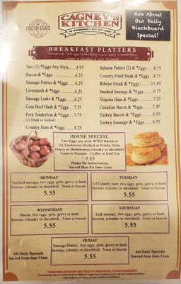 Menu photo 2 Cagney's Kitchen Winston-Salem, NC Menu photo 2 Cagney's Kitchen Winston-Salem, NC
