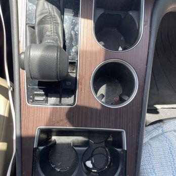 7 Flags Car Wash - Console after $51 platinum cleaning service - Car Wash Near Me - Fairfield, California