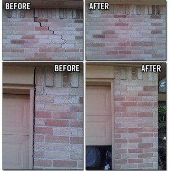 Crown Leveling - Austin - Before & After Concrete Slab Foundation Repair, what a difference!   @crownleveling - Foundation Repair Near Me - Austin, Texas