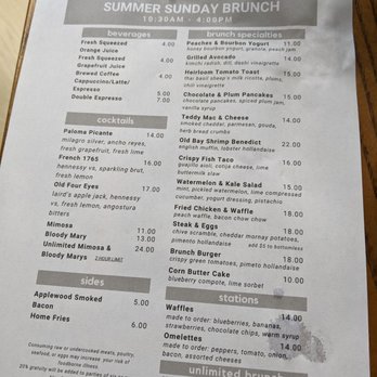 Teddy & The Bully Bar - Brunch menu - New American Near Me - Washington, DC, District of Columbia Teddy & The Bully Bar - Brunch menu - New American Near Me - Washington, DC, District of Columbia
