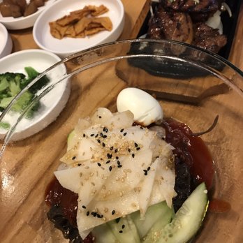 Koreatown - my favorite summertime combo... cold buckwheat noodle + galbi. nomnomnom!!! - Korean Near Me - Mesa, Arizona Koreatown - my favorite summertime combo... cold buckwheat noodle + galbi. nomnomnom!!! - Korean Near Me - Mesa, Arizona