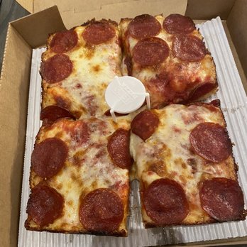 Jet's Pizza - 4 Corner Pepperoni Pizza - Pizza Near Me - Aurora, Colorado