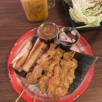 Rao Thai Eatery - Chicken Satay skewers - Thai Near Me - Elk Grove, California Rao Thai Eatery - Chicken Satay skewers - Thai Near Me - Elk Grove, California