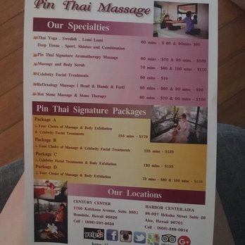 Pin Thai Massage - Stunning views from each room overlooking the city from the 38th floor! Had a fantastic facial and massage - Massage Therapy Near Me - Honolulu, Hawaii Pin Thai Massage - Stunning views from each room overlooking the city from the 38th floor! Had a fantastic facial and massage - Massage Therapy Near Me - Honolulu, Hawaii