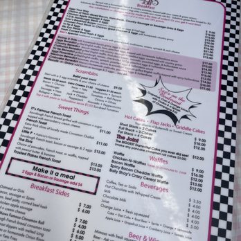 Sax's Joint - 50's style menu. - Breakfast & Brunch Near Me - Petaluma, California Sax's Joint - 50's style menu. - Breakfast & Brunch Near Me - Petaluma, California