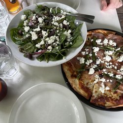 Violet Angel - Our pizza and salad