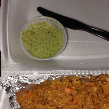 Rocking Crab - Special Peruvian sauce, which was recommended with the Shrimp Cajun fried rice, delicious !!! - Cajun/Creole Near Me - Duncanville, Texas Rocking Crab - Special Peruvian sauce, which was recommended with the Shrimp Cajun fried rice, delicious !!! - Cajun/Creole Near Me - Duncanville, Texas