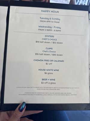 Menu photo 2 Shuck Oyster Bar Costa Mesa, CA Menu photo 2 Shuck Oyster Bar Costa Mesa, CA