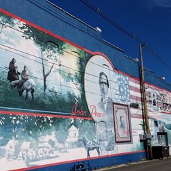History of Frankfort - Prominently positioned is local John Pence, co-founder of the city