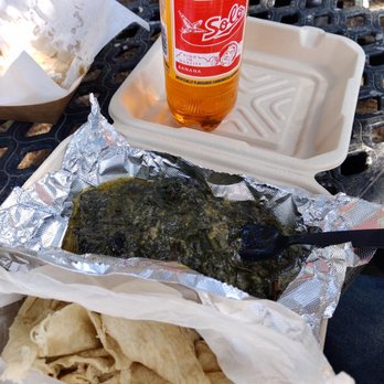 Shirley’s Trini Cuisine - Bhaji & banana soda - Trinidadian Near Me - Austin, Texas Shirley’s Trini Cuisine - Bhaji & banana soda - Trinidadian Near Me - Austin, Texas