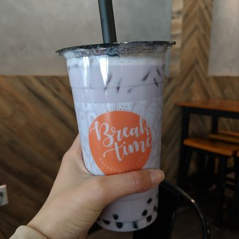 Breaktime Tea - Taro milk tea - Bubble Tea Near Me - Campbell, California