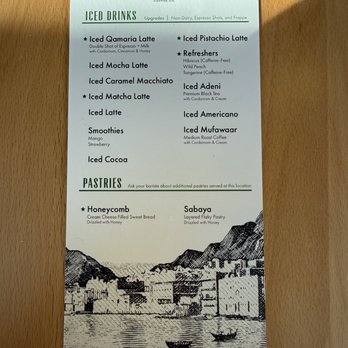 Qamaria Yemeni Coffee - Menu as of 1/2026 - Coffee & Tea Near Me - Pleasanton, California Qamaria Yemeni Coffee - Menu as of 1/2026 - Coffee & Tea Near Me - Pleasanton, California