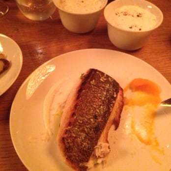 Claude Colliot Restaurant - Fish of the day, with a side of cappuccino de pommes de terre :) - French Near Me - Paris, 75 Claude Colliot Restaurant - Fish of the day, with a side of cappuccino de pommes de terre :) - French Near Me - Paris, 75