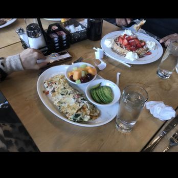 The Jagged Fork - Omelet and fruit. Fresh Strawberry Waffle - Breakfast & Brunch Near Me - Ann Arbor, Michigan The Jagged Fork - Omelet and fruit. Fresh Strawberry Waffle - Breakfast & Brunch Near Me - Ann Arbor, Michigan