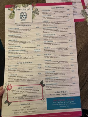 Menu photo 2 Lost Local Beaufort, SC