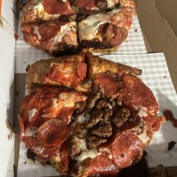 two pizzas in a box