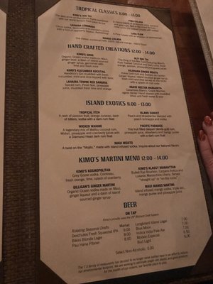 Menu photo 5 Kimo's Maui Lahaina, HI