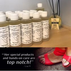 Ms Glen's Therapeutic Manicures & Pedicures - No more dry feet... Call & order Ms. Glen's Therapeutic Hand & Foot Oil...