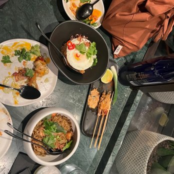 Wayan - Cucumber Mango Salad, Lobster Noodle, Nasi Goreng, Chicken Satay, Baby Squid - Indonesian Near Me - New York, New York Wayan - Cucumber Mango Salad, Lobster Noodle, Nasi Goreng, Chicken Satay, Baby Squid - Indonesian Near Me - New York, New York