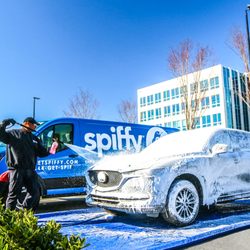 Spiffy - Spiffy will come to your office and wash your car while you work!