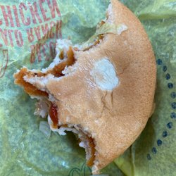 McDonald's - Mc chicken and ketchup