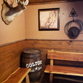 Colton's Steakhouse & Grill - a deer head mounted on the wall - Steakhouses Near Me - Harrison, Arkansas