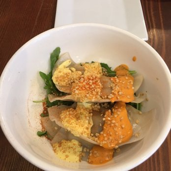 Beyond Sushi - Seasonal dumplings with shredded Brussels sprouts - Sushi Bars Near Me - New York, New York