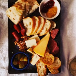 This is half of the charcuterie plate from B&P's. This is half of the charcuterie plate from B&P's.