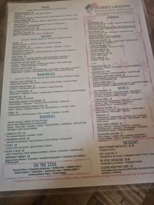 Menu photo 1 Cobb's Landing Fort Pierce, FL Menu photo 1 Cobb's Landing Fort Pierce, FL
