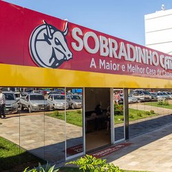 Sobradinho Carnes - A frente do estabelecimento.