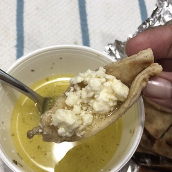 Kabob-Ster - Feta Cheese Dip: $3.75. Tastes like good quality olive oil. - Mediterranean Near Me - Chattanooga, Tennessee
