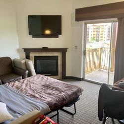 Kalahari Resorts Indoor - Living room w full pull out bed.