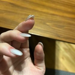 Nail Place - You can see the cut from the nail file on my finger there (it was bleeding and hurts like crazy)
