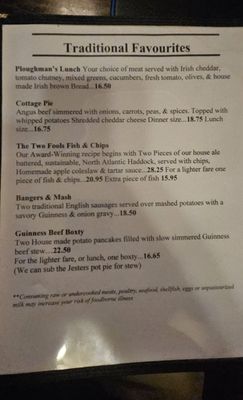 Menu photo 2 Two Fools Tavern Albuquerque, NM Menu photo 2 Two Fools Tavern Albuquerque, NM