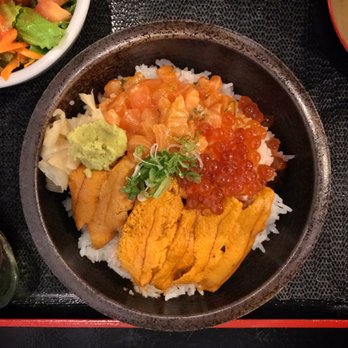 Nozy - Uni, salmon and salmon roe - Japanese Near Me - Montreal, Quebec Nozy - Uni, salmon and salmon roe - Japanese Near Me - Montreal, Quebec