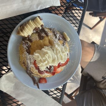 At The Diner - Strawberry banana Nutella pancake - Breakfast & Brunch Near Me - Orlando, Florida