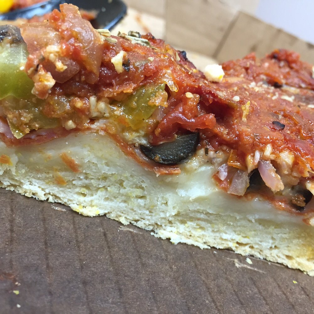 5000 Pies - Loaded deep dish pizza - Pizza Near Me - Long Beach, California