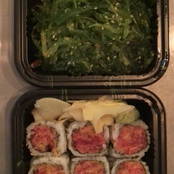 Maguro - Seaweed Salad Spicy Crispy Spicy Tuna Roll - Sushi Bars Near Me - New York, New York Maguro - Seaweed Salad Spicy Crispy Spicy Tuna Roll - Sushi Bars Near Me - New York, New York