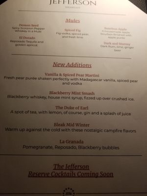 Menu photo 4 Jefferson Speakeasy Warwick, RI Menu photo 4 Jefferson Speakeasy Warwick, RI