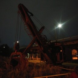 Old steam shovel parked near Sloss furnace. Old steam shovel parked near Sloss furnace.